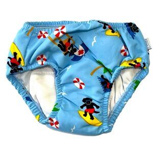 I PLAY | Infant Boys Girls UPF 50+ Blue Swim Diaper Pants